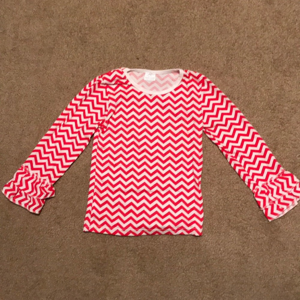 Little Girl’s Ruffle Sleeve Top